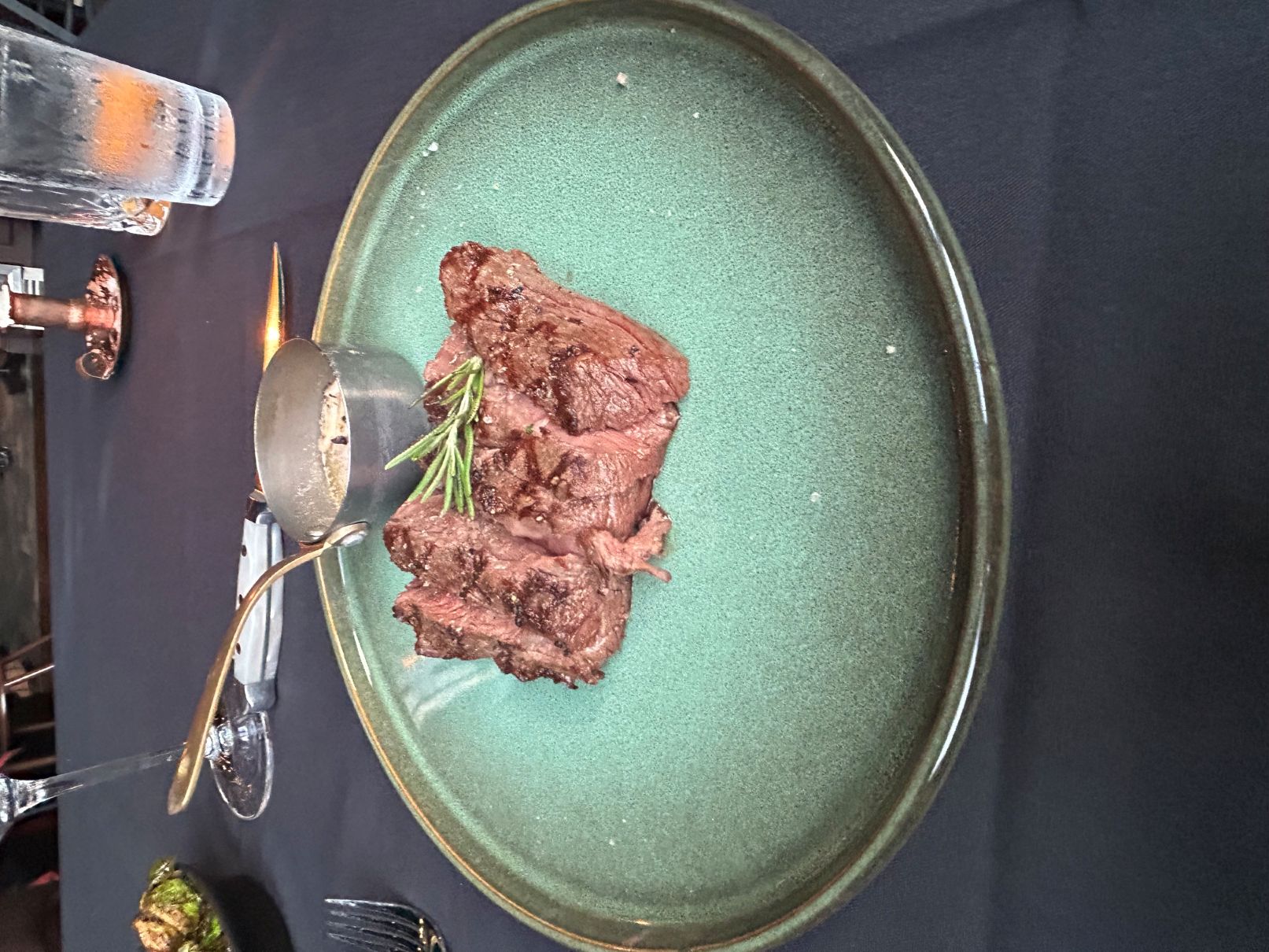 Spinalis ribeye cap steak at Charred Steakhouse in Carmel