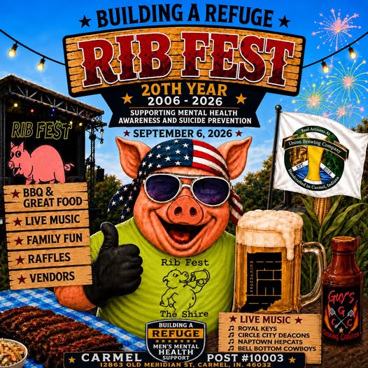 Carmel VFW Post 10003 on Old Meridian Street, host venue for BAR Rib Fest